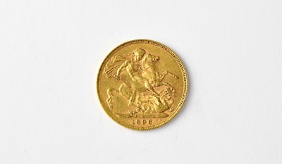 Lot 779 - A Victorian old head full sovereign 1896