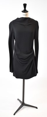 Lot 34 - ROLAND MOURET, RM; a black long sleeve mini...