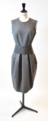 Lot 62 - YVES ST LAURENT; a grey 100% wool sleeveless...