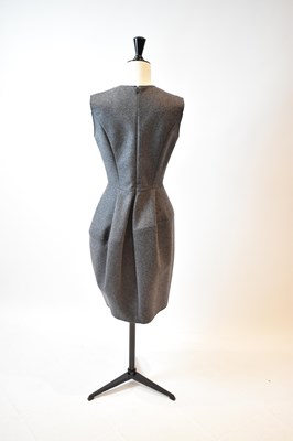 Lot 62 - YVES ST LAURENT; a grey 100% wool sleeveless...