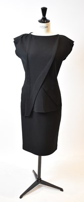 Lot 63 - ROLAND MOURET, RM; a black 100% wool short...