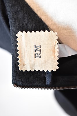 Lot 63 - ROLAND MOURET, RM; a black 100% wool short...