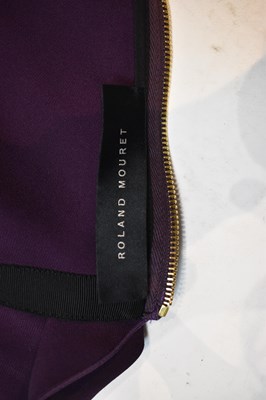 Lot 67 - ROLAND MOURET; a grape coloured double crepe...