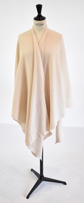 Lot 86 - CLUB MONACO; a cream 100% cashmere shawl, one...