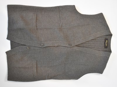 Lot 88 - LORO PIANA; a beige 100% cashmere sleeveless...