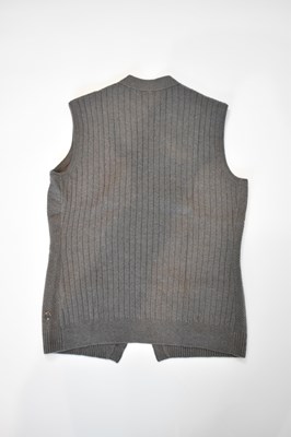 Lot 88 - LORO PIANA; a beige 100% cashmere sleeveless...
