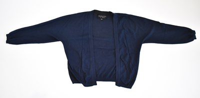 Lot 89 - GIAMBATTISTA VALLI, PARIS; a navy blue wool...