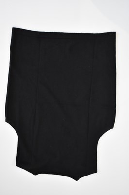 Lot 91 - CELINE; a black 100% wool tank top with...