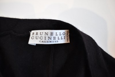 Lot 92 - BRUNELLO CUCINELLI; a mulberry 100% wool...