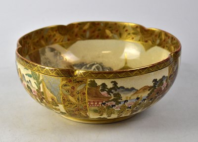 Lot 411 - A Meiji Satsuma bowl