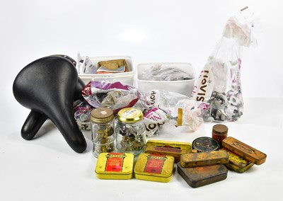 Lot 1511 - Various racing bike items including lights,...