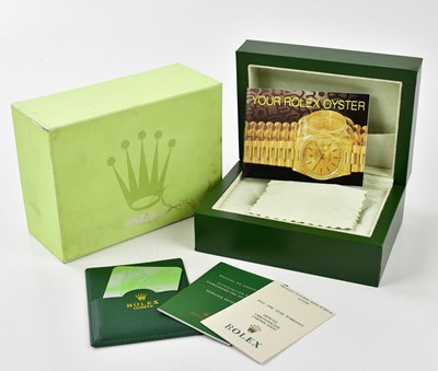 Lot 3043 - ROLEX; watch box and papers.