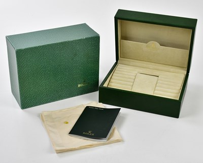 Lot 3044 - ROLEX; watch box and booklet.