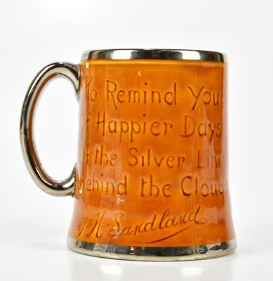 Lot 2096 - An English ware Lord Baggot mug, height 10cm.