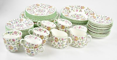 Lot 2031 - MINTON; a fifty-eight piece part tea and...