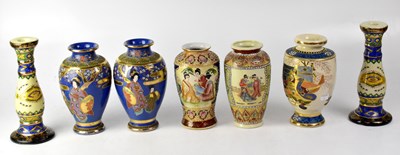 Lot 398 - Seven Japanese ceramics