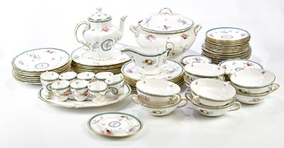 Lot 2001 - SPODE; an eight setting 'Trapnell' dinner...