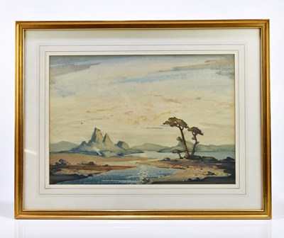 Lot 6111 - HIRST WALKER (1868-1957); watercolour, 'A...