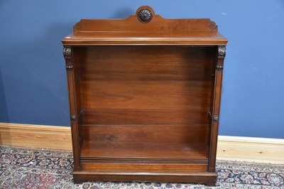 Lot 6595 - A late Victorian mahogany freestanding...