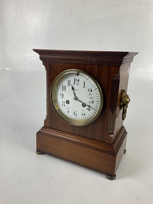 Lot 213 - An early 20th century French mahogany mantel...