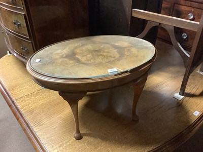 Lot 6496 - Walnut sofa table
