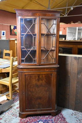 Lot 6609 - An Edwardian mahogany and boxwood strung...
