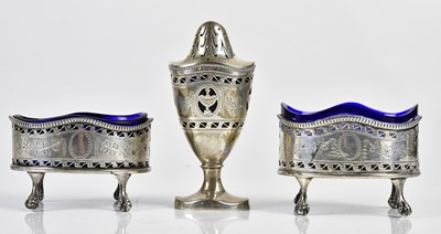 Lot 2682 - LEVI & SALAMAN; a George V hallmarked silver...