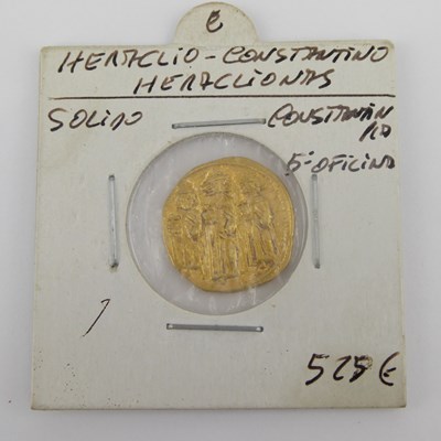 Lot 759 - A one solidus Byzantine Empire (330-1450s) gold Heraclius coin