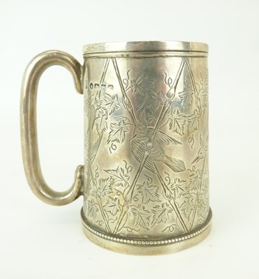 Lot 721 - A Victorian hallmarked silver children's mug