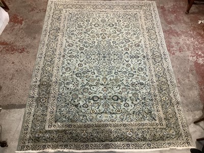 Lot 2273 - A Persian Isfahan carpet, 387 x 288cm.