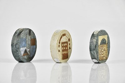 Lot 31 - ANN LEWIS FOR TROIKA POTTERY; a small wheel...
