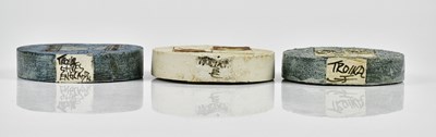 Lot 31 - ANN LEWIS FOR TROIKA POTTERY; a small wheel...