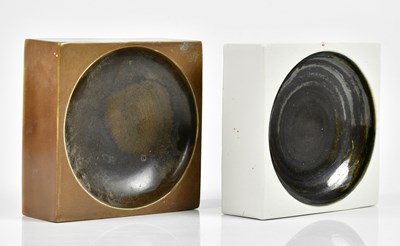 Lot 44 - TROIKA; two square dishes comprising a...