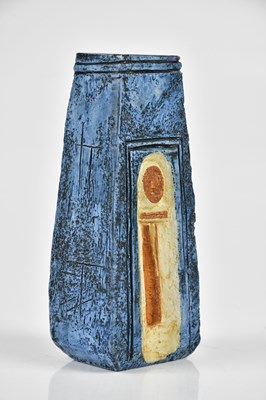 Lot 50 - M MURRELL FOR TROIKA POTTERY; a coffin vase...