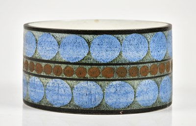 Lot 36 - MARILYN PASCOE FOR TROIKA POTTERY; a drum bowl...