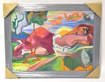 Lot 543 - JOHN MELVILLE (1902-1986); oil on board,...