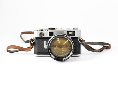Lot 847 - CANON; a 7S 35mm rangefinder camera, No....