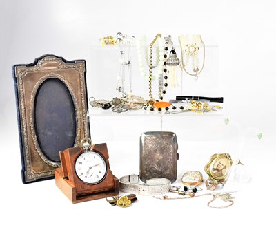 Lot 1015 - A collection of costume jewellery, to include...