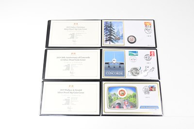 Lot 801 - Five silver commemorative coins, comprising...