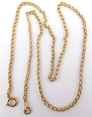 Lot 979 - A 9ct gold dainty necklace