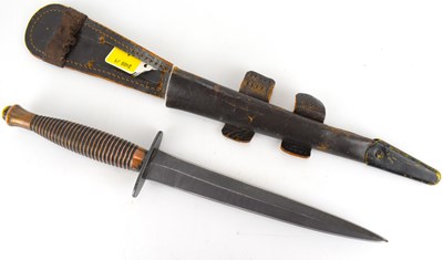 Lot 457 - FAIRBAIRN-SYKES; a commando fighting knife...