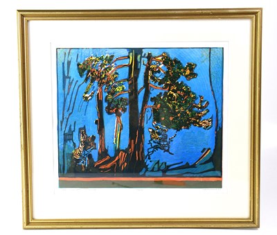 Lot 520 - I. ROSSELAND; screen print, 'Tire Pan...