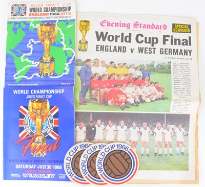Lot 573 - WORLD CUP 1966; a 1966 England v West Germany...