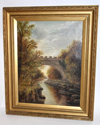 Lot 6154 - SYDNEY HARROW; oil on canvas, river under...