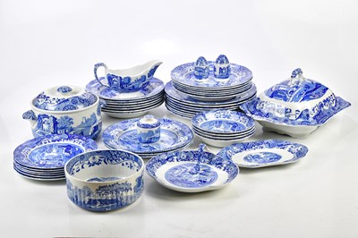 Lot 2022 - SPODE; an extensive collection of blue and...