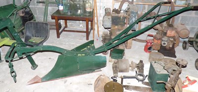 Lot 109 - A vintage horse-drawn/machine pulled steel...