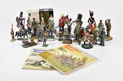 Lot 4417 - A collection of modern lead and painted metal...
