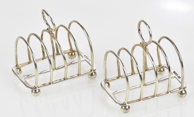 Lot 2603 - ATKIN BROS; a pair of Edward VII hallmarked...