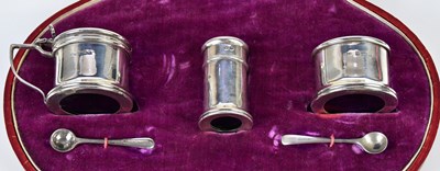 Lot 2588 - DOCKER & BYRNE LTD; a George V hallmarked...