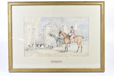 Lot 1487 - S ALKEN; watercolour, 'The Old Berkeley Hunt',...